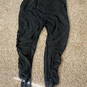 Free People Charcoal Jogger Pants